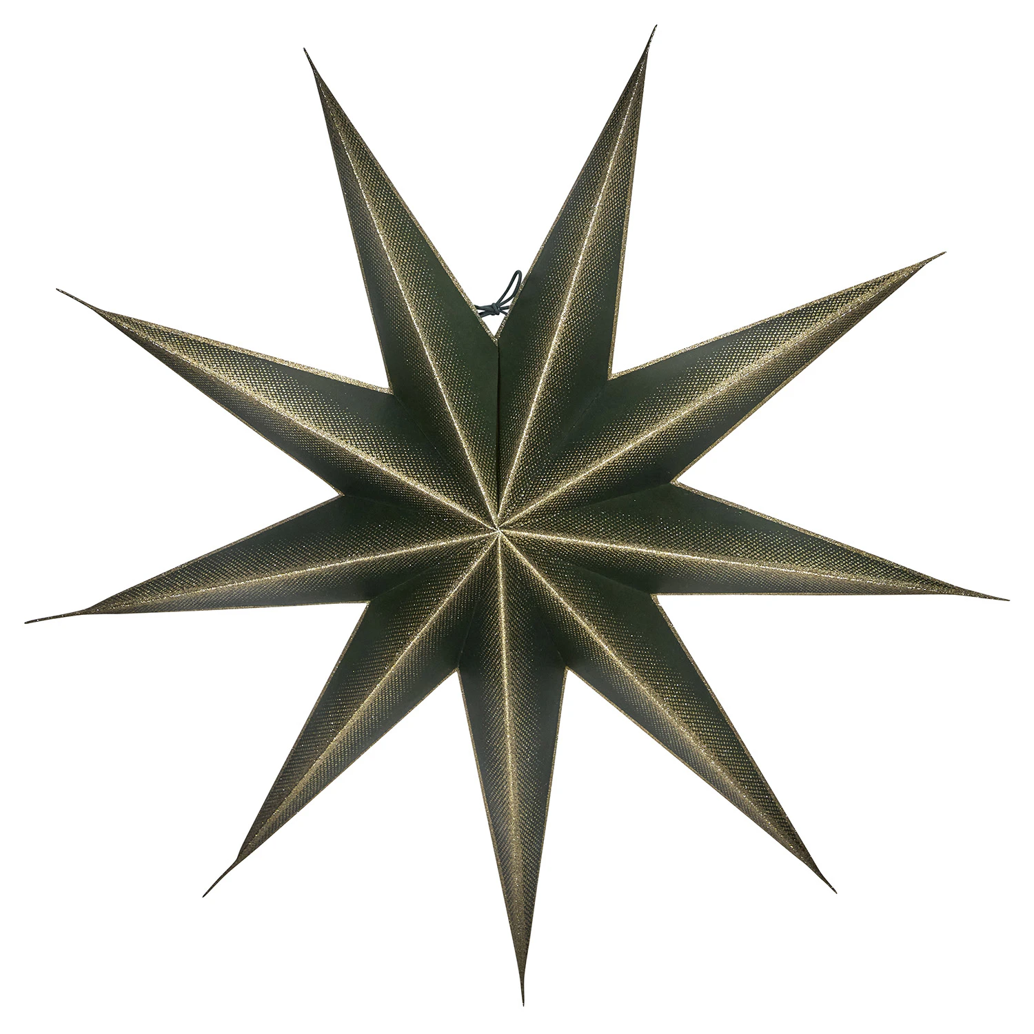 9 Point Star Ø60cm, Green/Champagne | RoyalDesign.co.uk