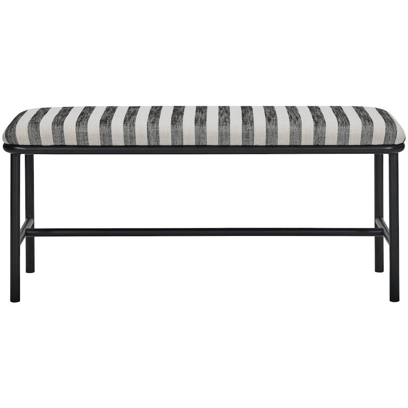 Toda Bench 39x100 cm, Black/White