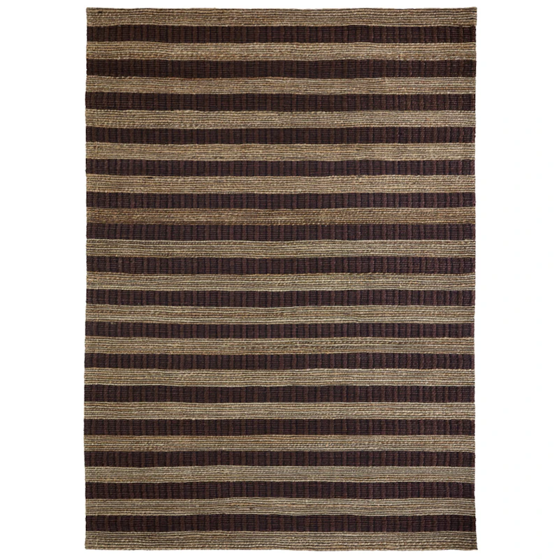 Block Rug 160x203 cm, Brown/Nature