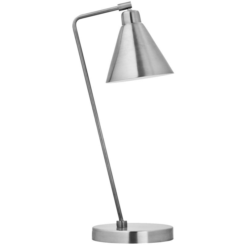 Game Table Lamp, Brushed Silver