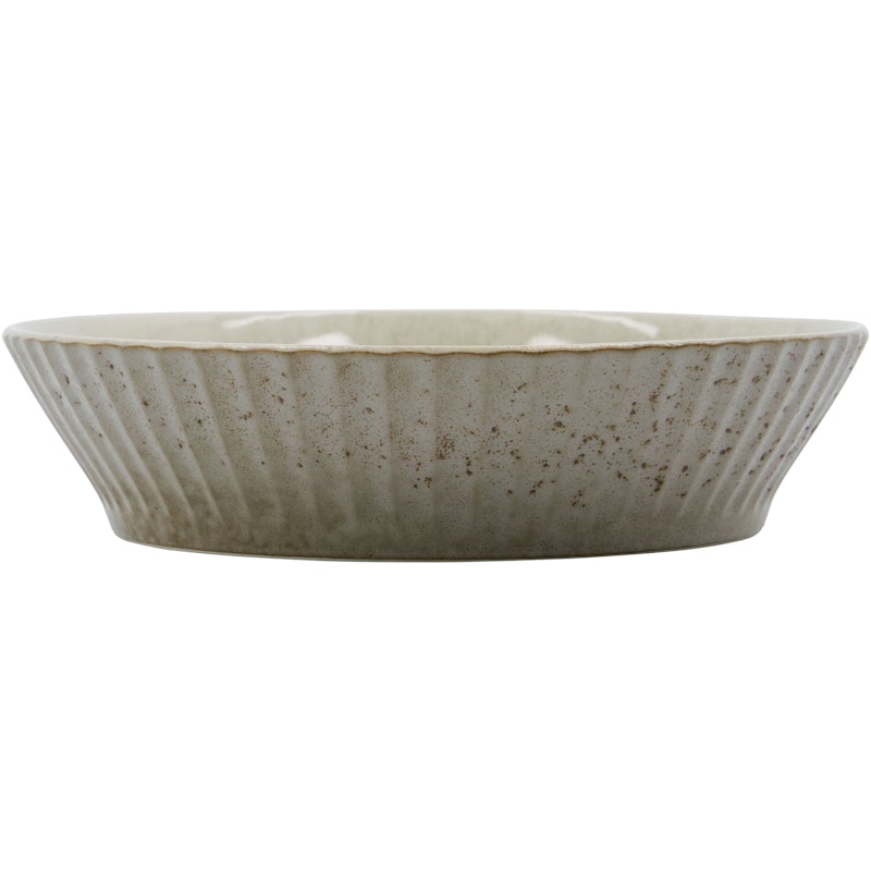 Pleat Bowl 17,5 cm, Grey Brown