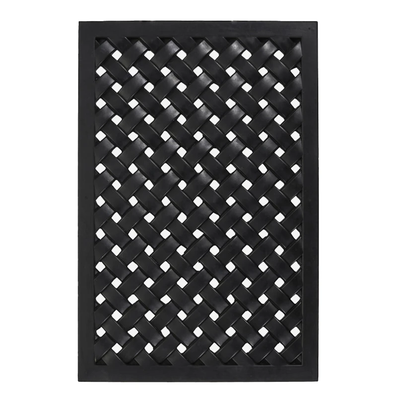 Braid Door Mat 40x60, Black