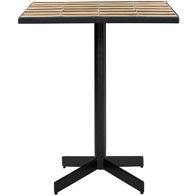 Stripe Cafe table / Side Table, Beige