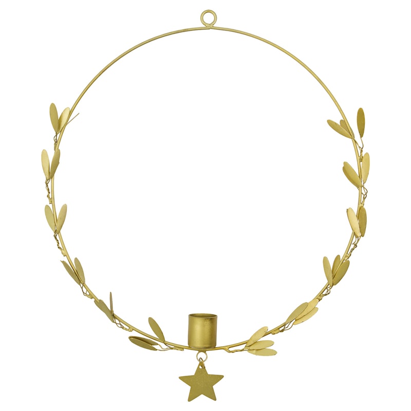 Mistel Candle Holder Ø25 cm, Brass