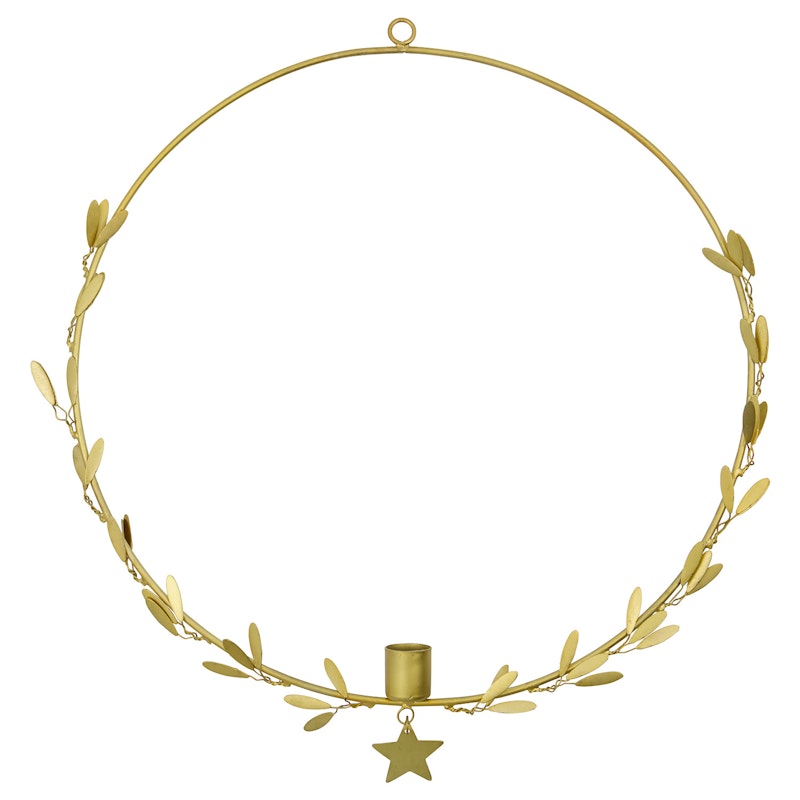 Mistel Candle Holder Ø35 cm, Brass