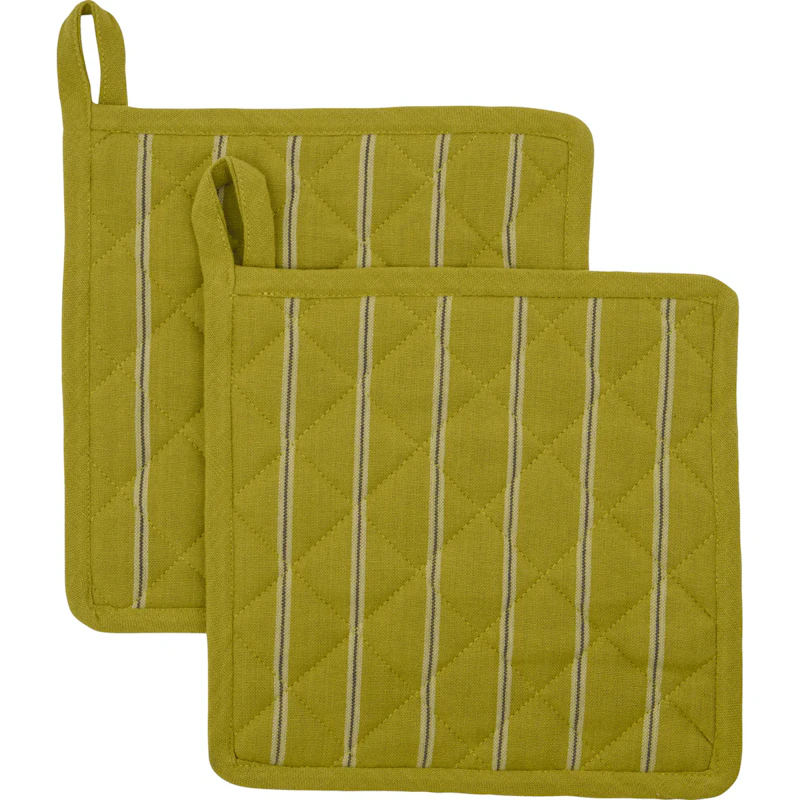 Chef Pot Holder 2-pack, Mustard