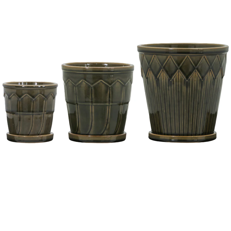 Cora Planter 3-pack, Grey
