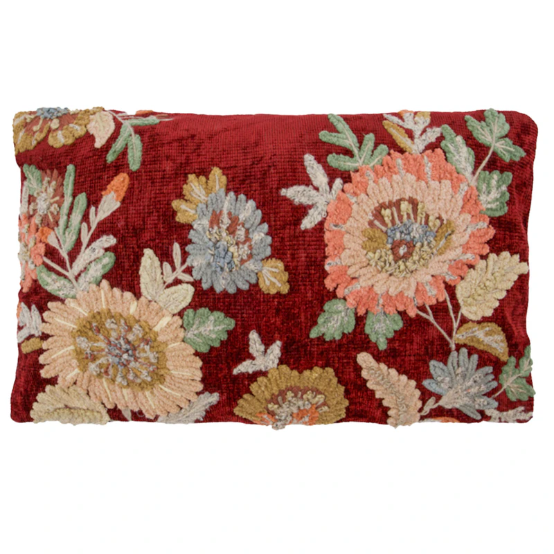 Nica Cushion Cover 30x50 cm, Red / Rose