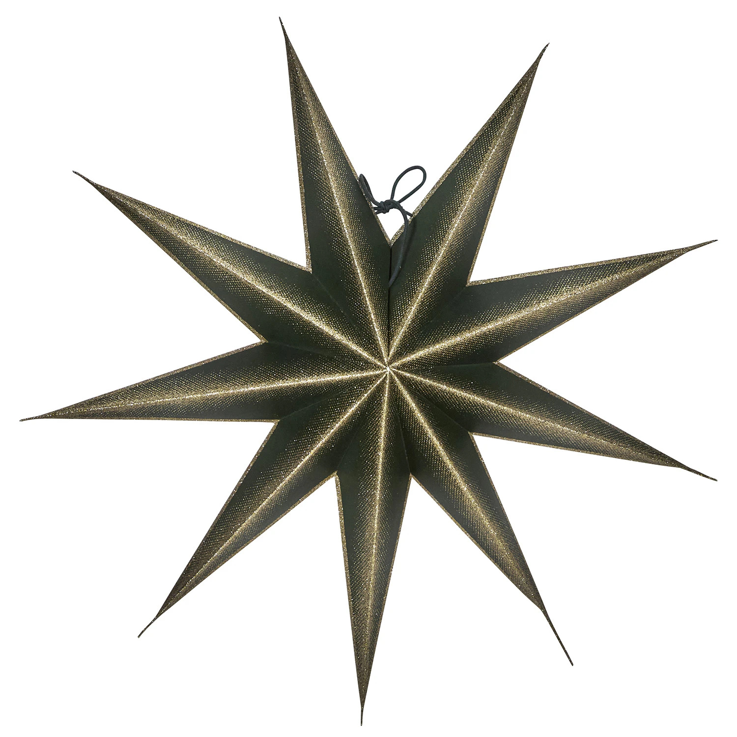 D9 Point Star Ø45cm, Green/Champagne | RoyalDesign.co.uk