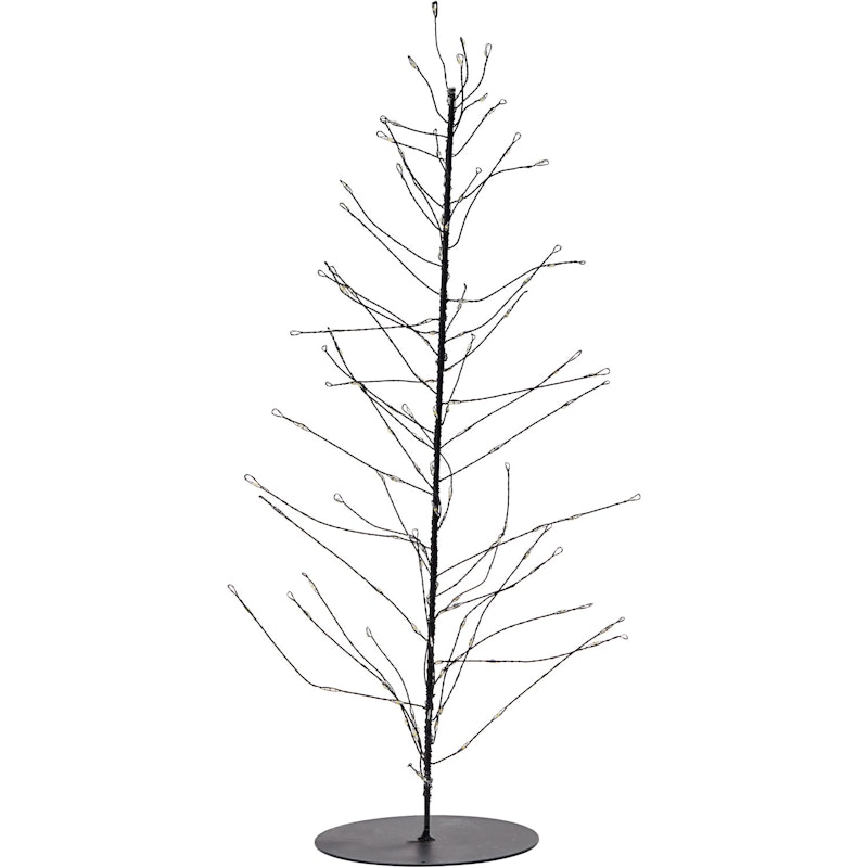 Glow Christmas Tree With Lighting Metal, Ø12x45 cm