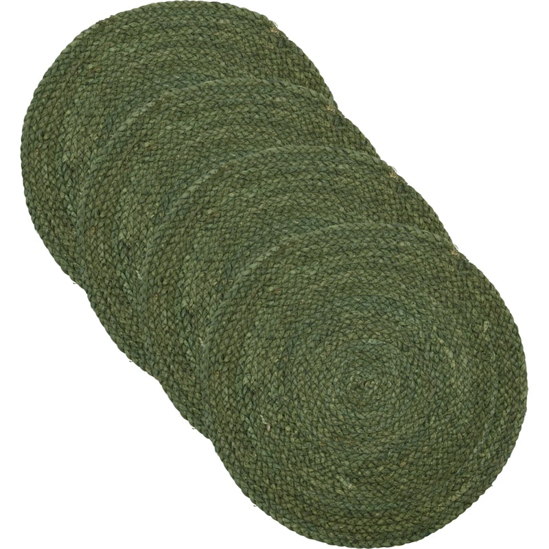 HDCircle Placemat 4-pack 38 cm, Green