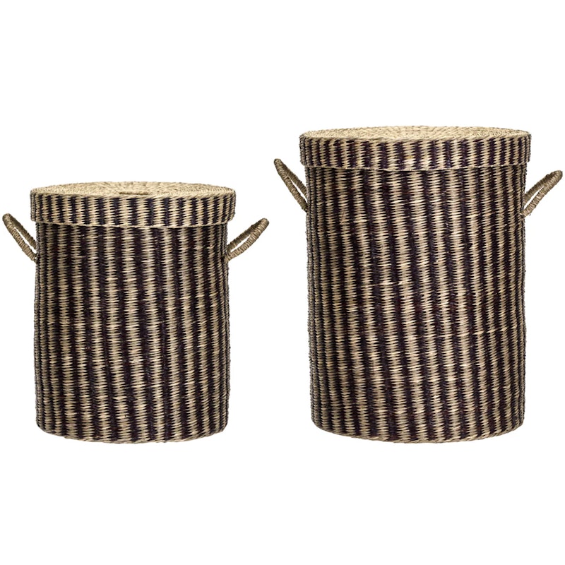 Laundry Basket 2-pack, Brown/Nature