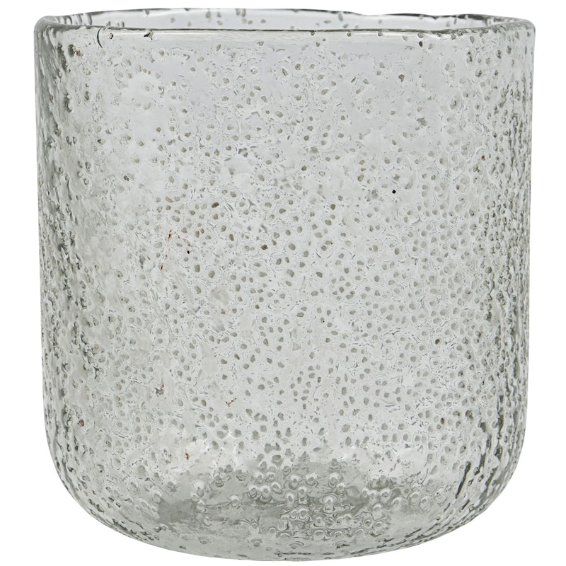 Snow Tealight Holder 16 cm, Clear