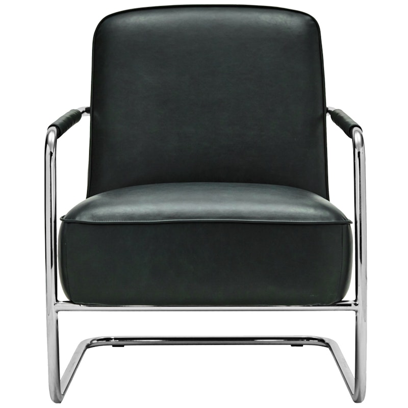 Comma Lounge Chair, Dark Green