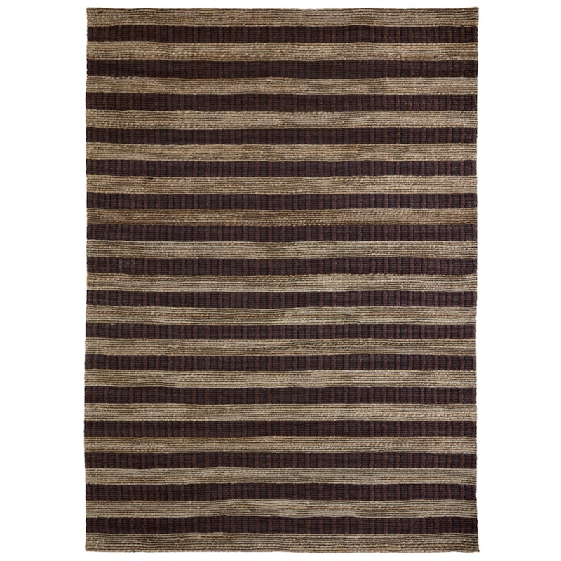 Block Rug 160x203 cm, Brown/Nature