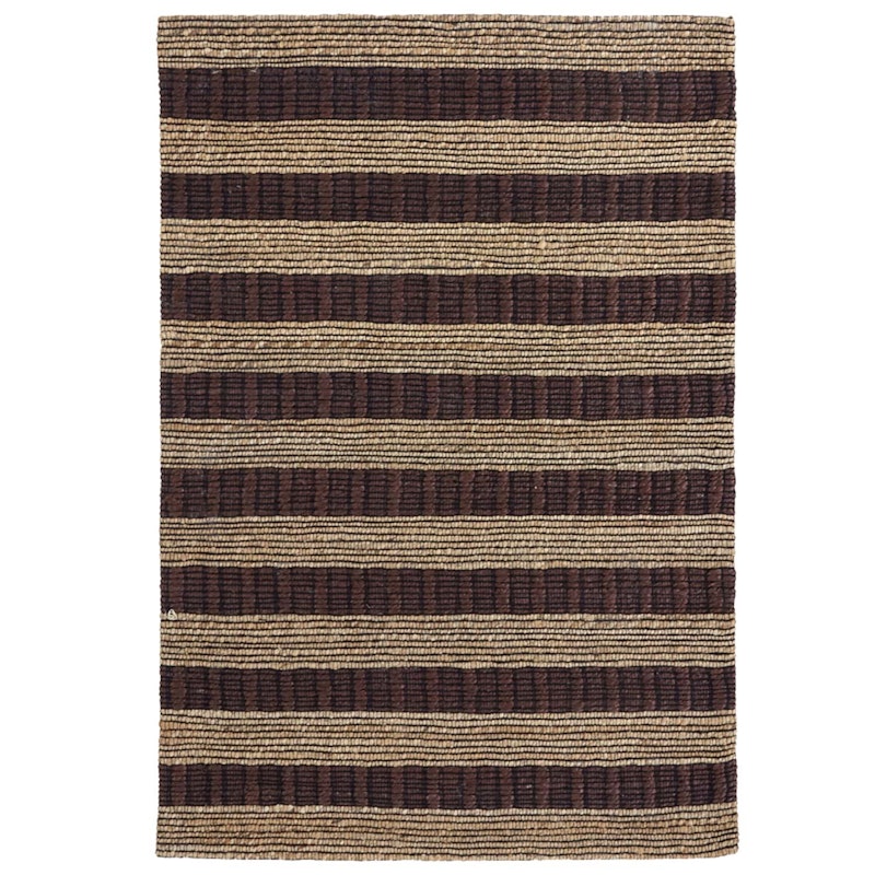 Block Rug 85x130 cm, Brown/Nature