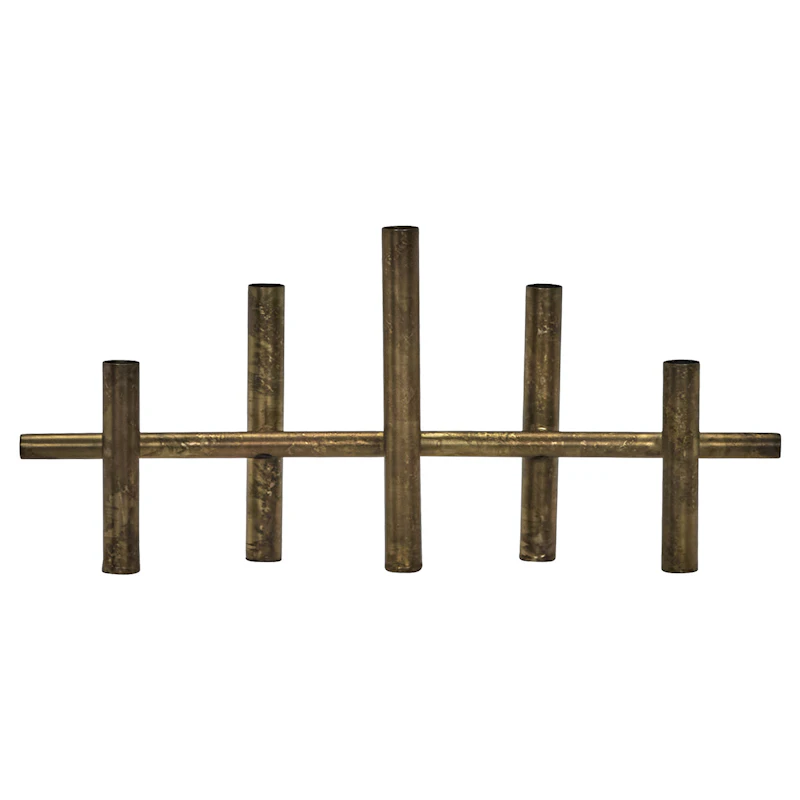 Maxi Candle Holder 45 cm, Antique Brass