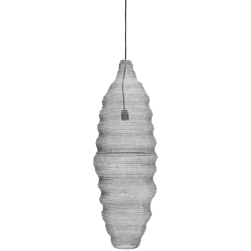 Mesh Lamp, Brushed Silver