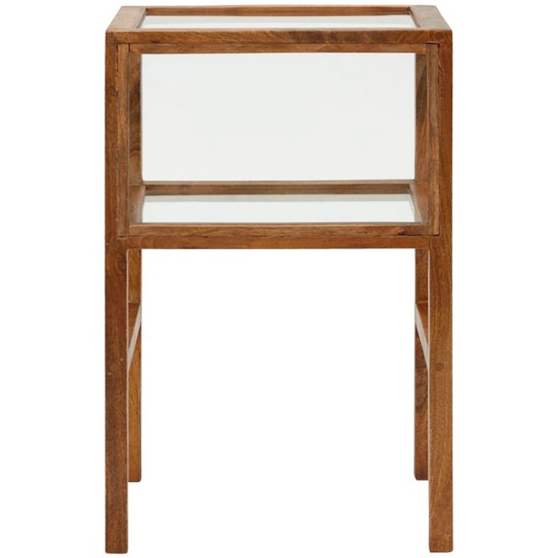 Montre Side Table, Antique Brown