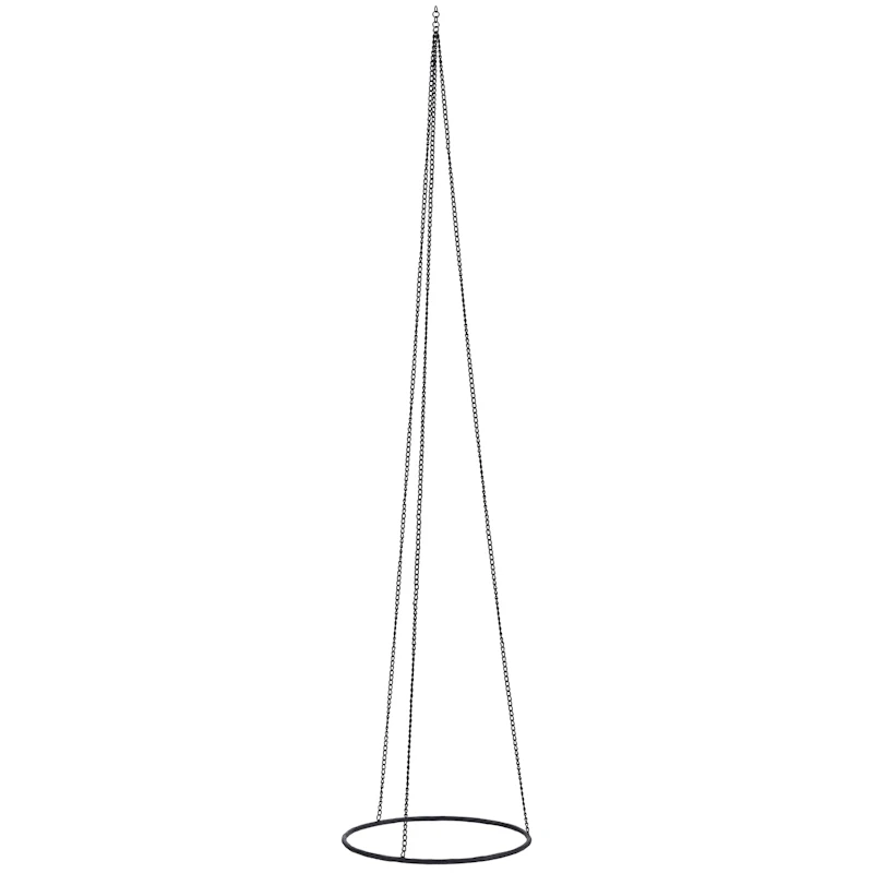 Nicky Decoration Ring Ø35 cm, Black