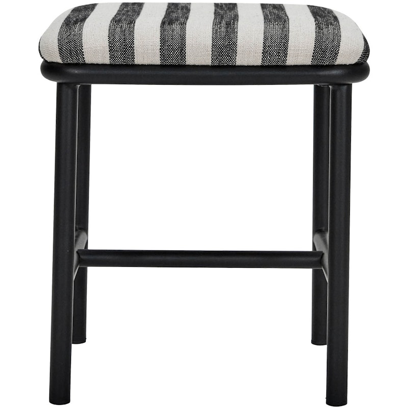 Toda Stool W38 x H45 cm, Black/White