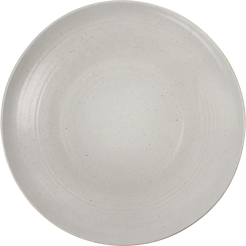 Pion Serving Dish 36 cm, Grey / White