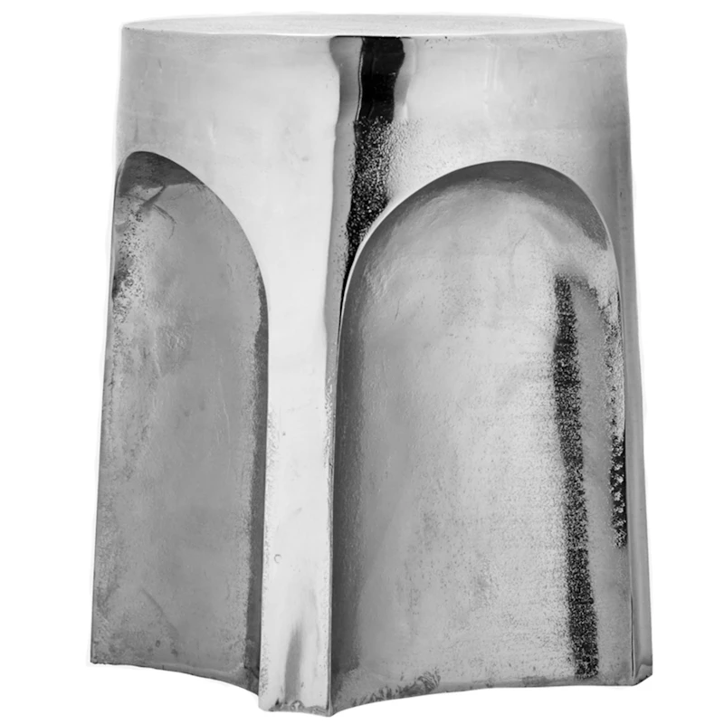 Riga Side Table, Silver