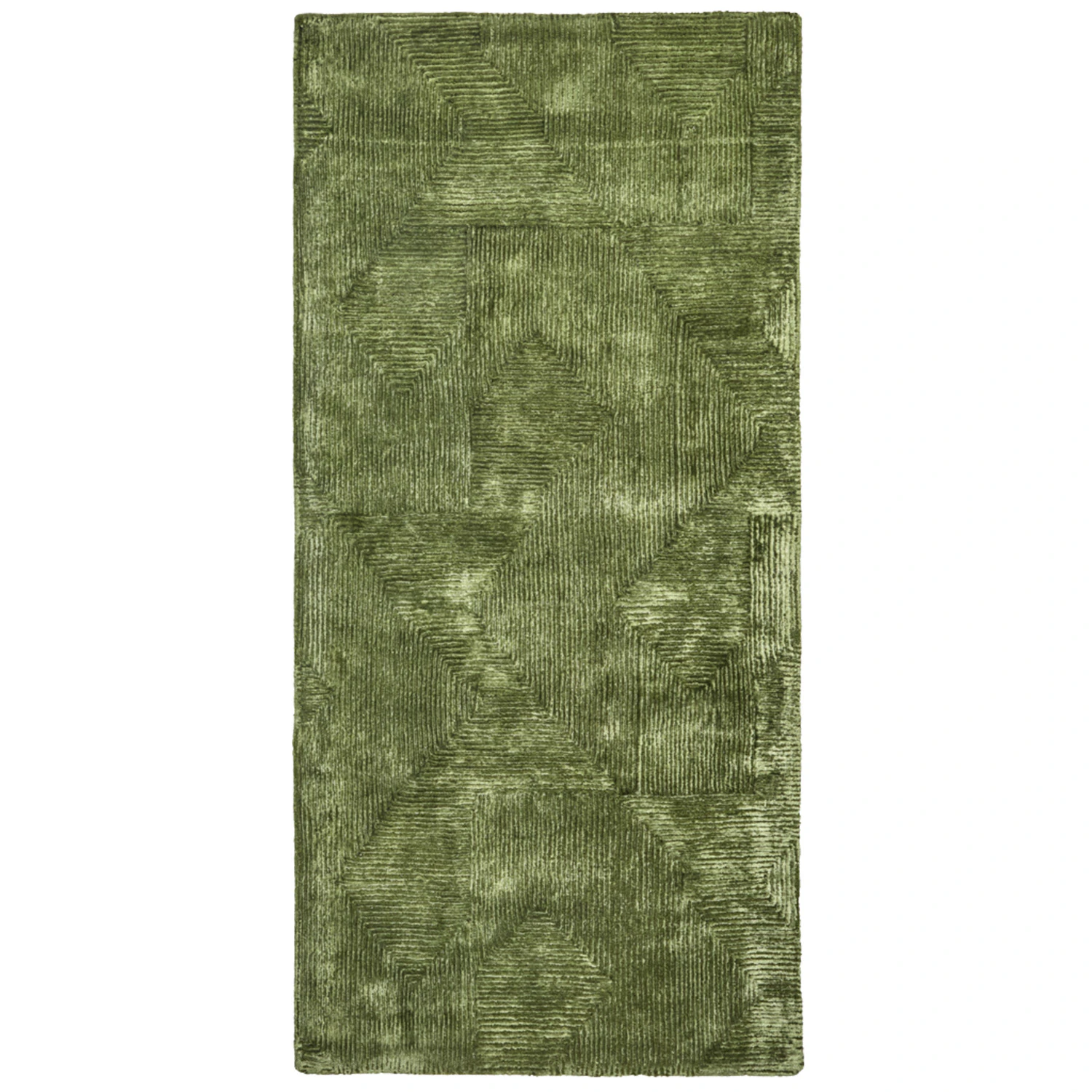 Shine Rug Green 90x200 cm, Green from House Doctor | RoyalDesign.co.uk