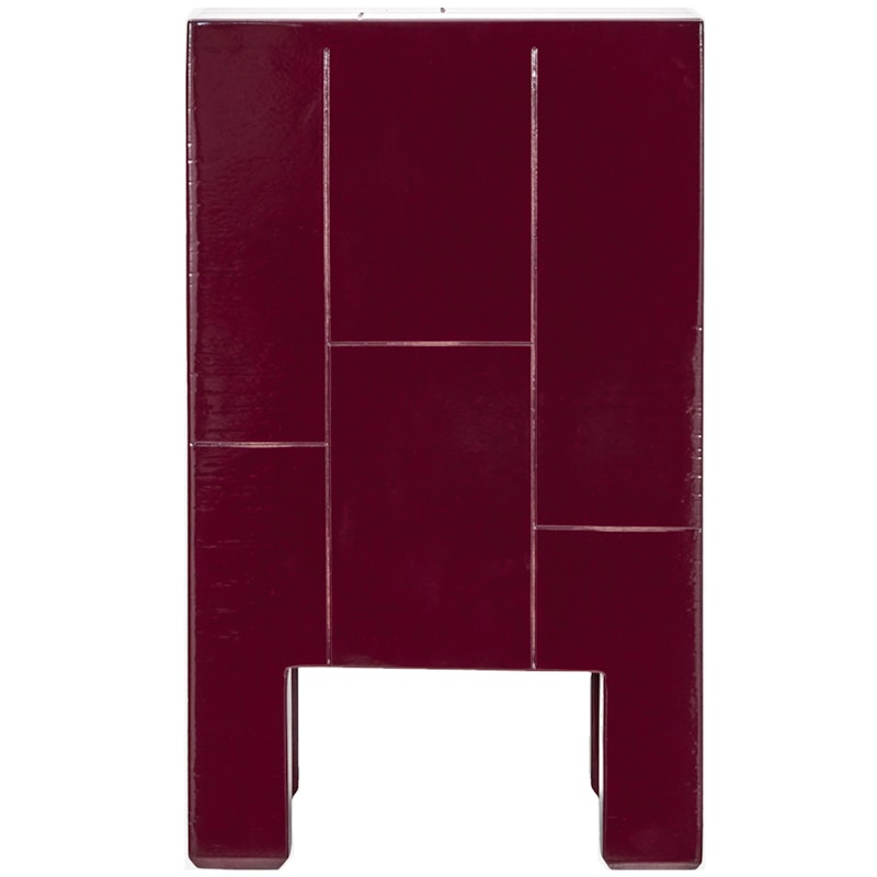 Brick Side Table 30x50.5 cm, Red