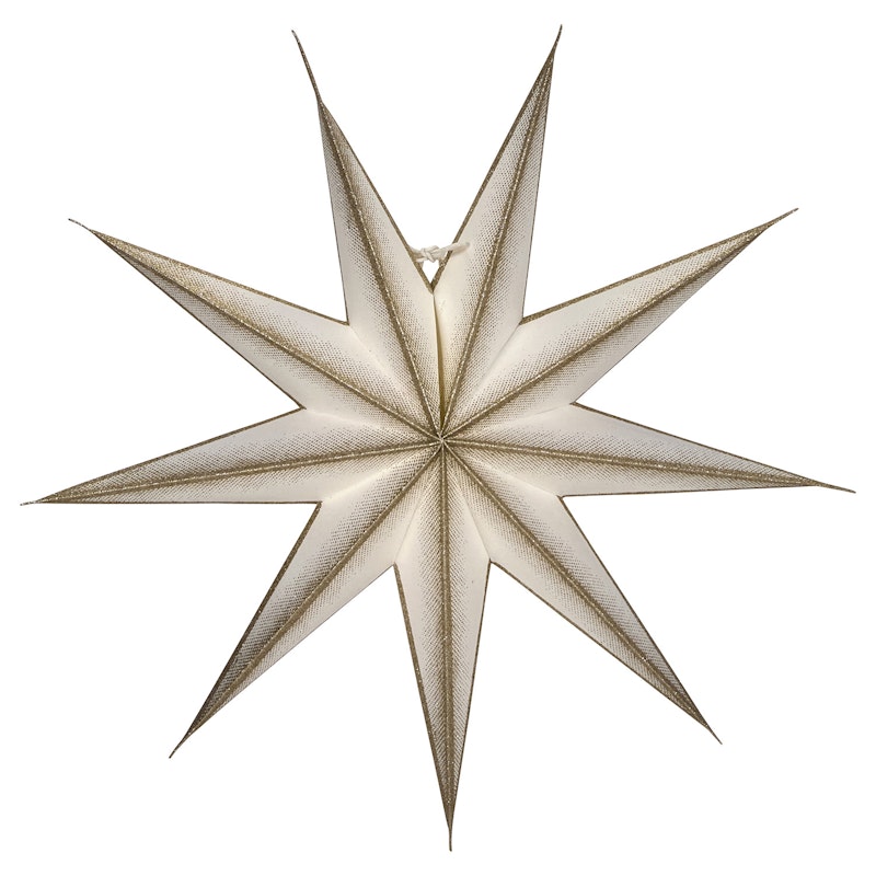 D9 Point Star Ø45cm, Off-white/Champagne
