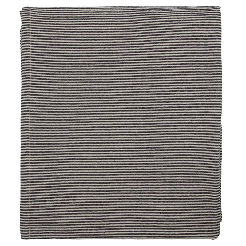 Block Tablecloth 150x150 cm, Black / Sand