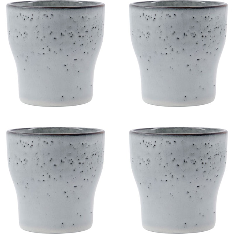 Liss Thermo Cup H14 cm 4-pack, Light Grey