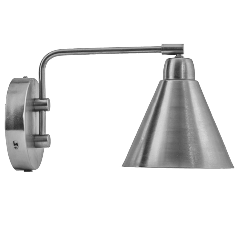 Game Wall Lamp, Brushed Silver