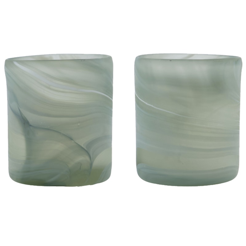 Kae Tealight Holder 2-pack, Grey