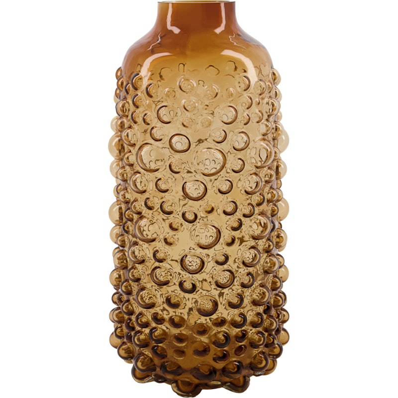 Foam Vase Glass Amber H40 cm