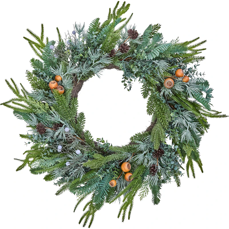 Deco Wreath Ø68 cm, Green