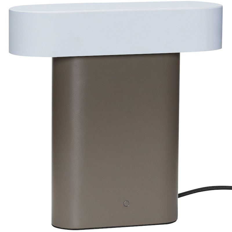 Sleek Table Lamp, Brown/Light Grey