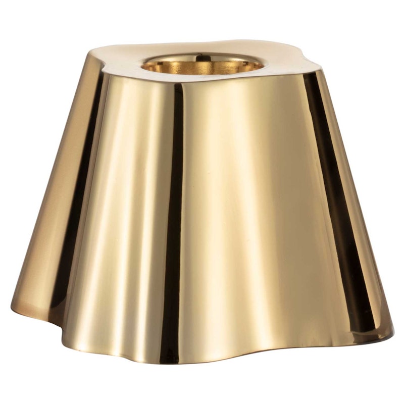 Aalto Candlestick Brass, 5 cm