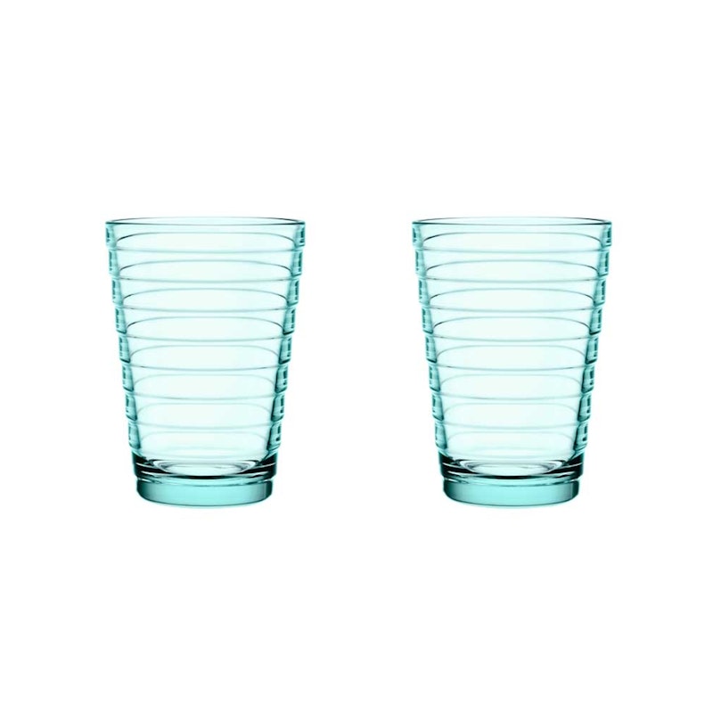 Aino Aalto Drinking Glass 33 cl 2-pack, Water Green