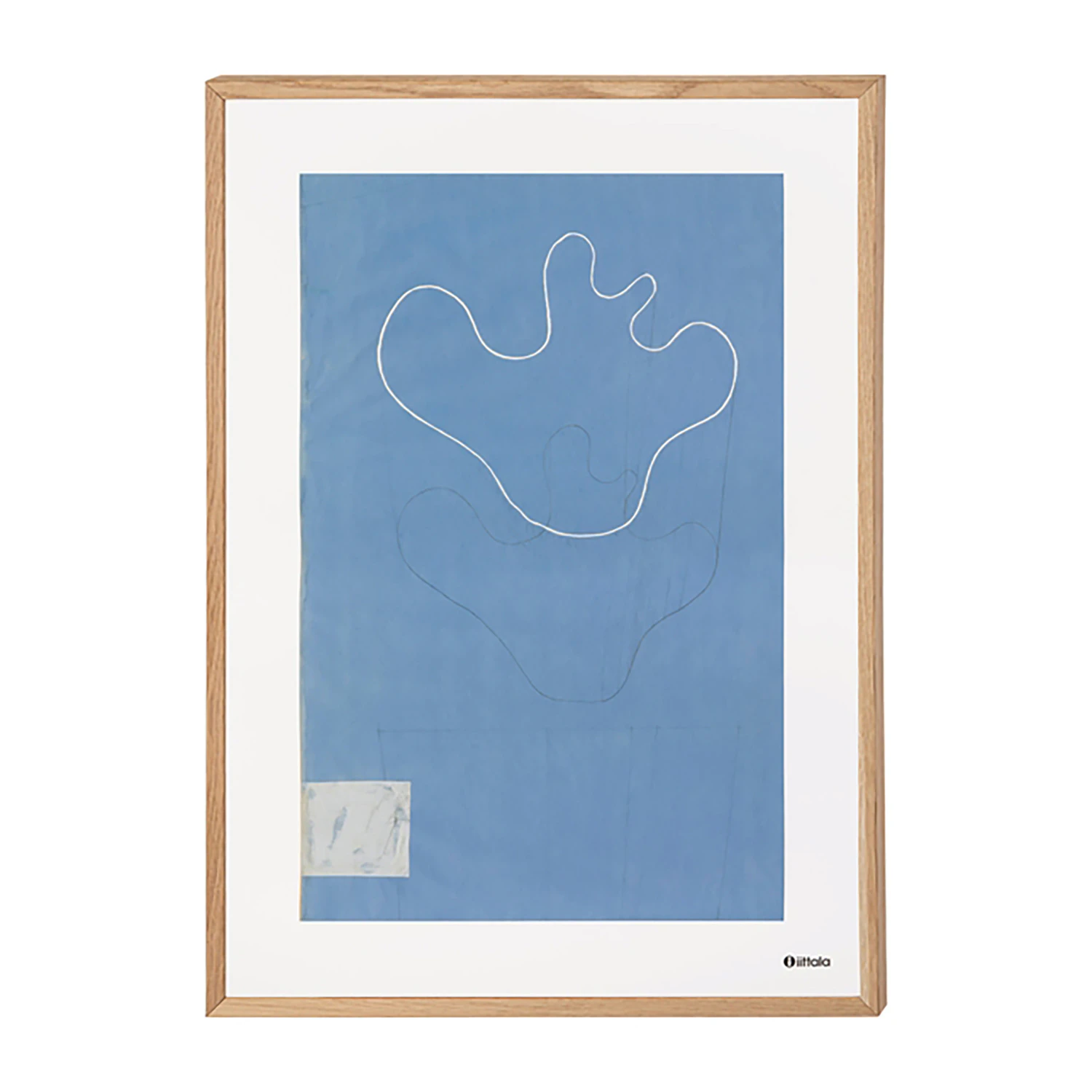 Alvar Aalto Art Poster 50x70 cm, Sketch Blue | RoyalDesign.co.uk
