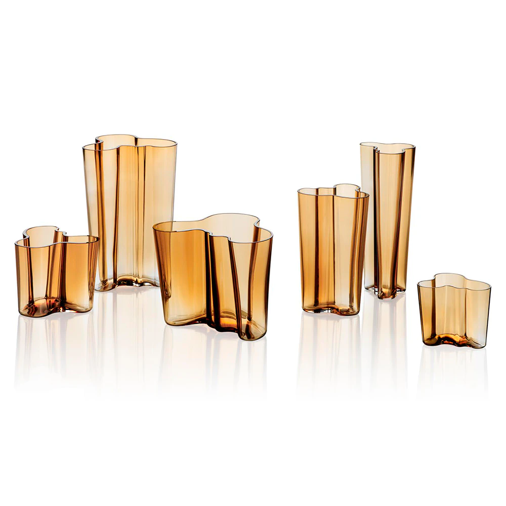 Iittala Aalto Glasvase, 16,5 Cm Hoch – Ikonisches Design Von Alvar Aalto, Handgefertigt In Finnland