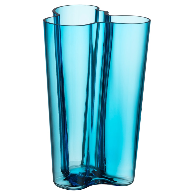 Alvar Vase 25,1 cm, Turquoise