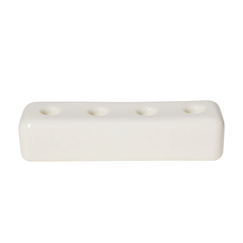 Element Candle Holder, White
