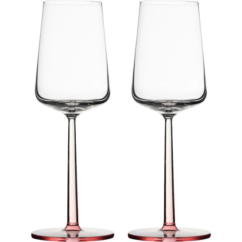 Essence white wine glass 33cl pink 2-pack