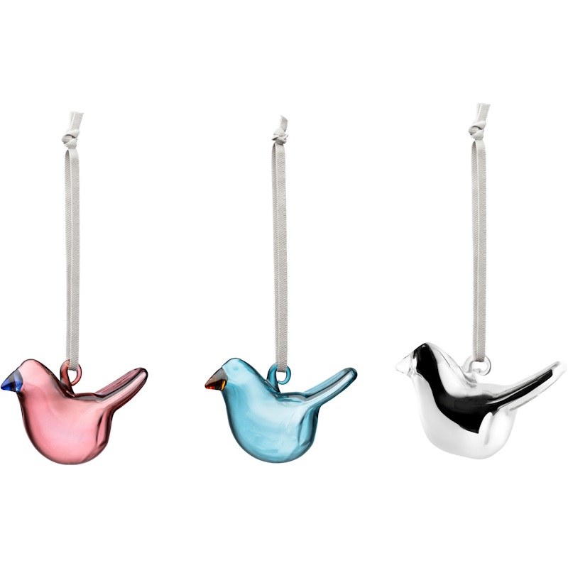 Mini Glass Bird 3-pack, 2025