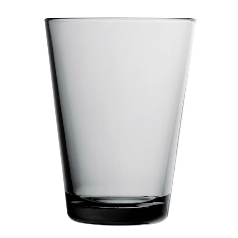 Kartio Drinking Glass 40 cl 2 Pcs, Grey