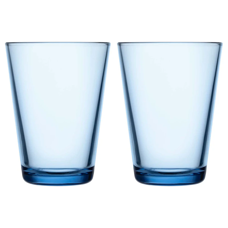 Kartio Glass 40 cl 2-pack, Aqua