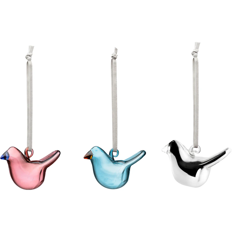 Mini Glass Bird 3-pack, 2025
