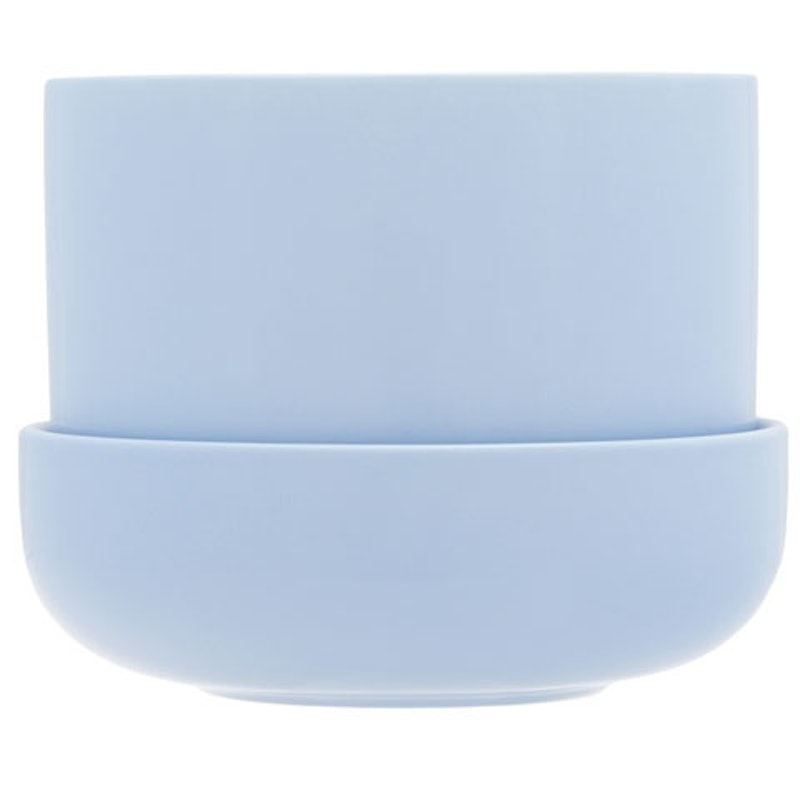 Nappula Pot With Saucer 17x13 cm, Aqua