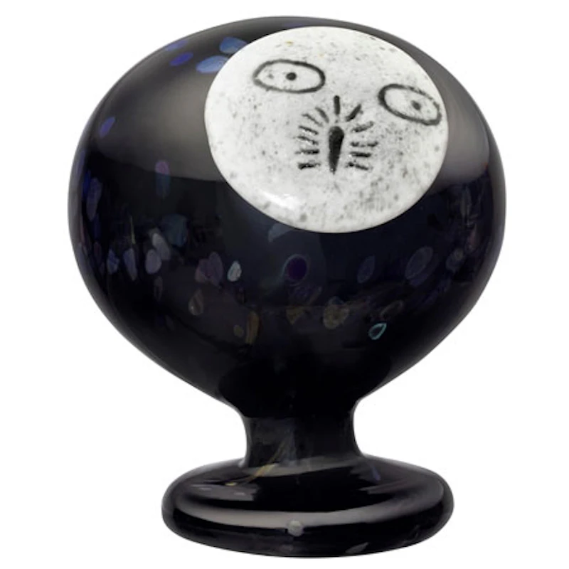 Nattuggla Art Glass 120x130 mm, Dark Grey